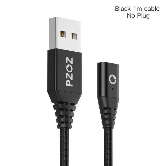 Pzoz micro usb magnetkabel schnellladeadapter handy kabel microusb android daten ladegerät für samsung xiaomi tablet