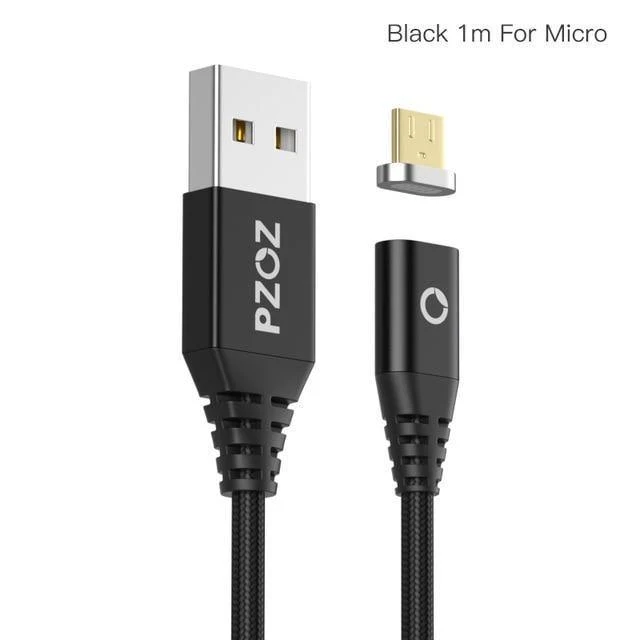 Pzoz micro usb magnetkabel schnellladeadapter handy kabel microusb android daten ladegerät für samsung xiaomi tablet