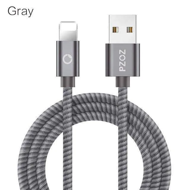 PZOZ Für iPhone Ladegerät usb kabel 2.4 EINE Schnelle Aufladung Handy Ladung Für ipad iphone kabel X Xr Xs max Plus 8 7 6s 5 SE Kabel