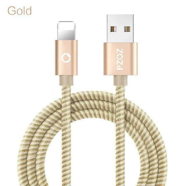 PZOZ Für iPhone Ladegerät usb kabel 2.4 EINE Schnelle Aufladung Handy Ladung Für ipad iphone kabel X Xr Xs max Plus 8 7 6s 5 SE Kabel