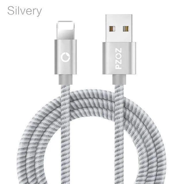 PZOZ Für iPhone Ladegerät usb kabel 2.4 EINE Schnelle Aufladung Handy Ladung Für ipad iphone kabel X Xr Xs max Plus 8 7 6s 5 SE Kabel