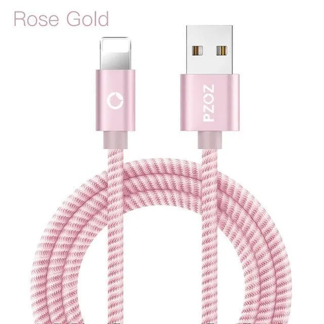 PZOZ Für iPhone Ladegerät usb kabel 2.4 EINE Schnelle Aufladung Handy Ladung Für ipad iphone kabel X Xr Xs max Plus 8 7 6s 5 SE Kabel