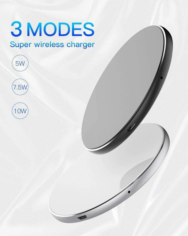 PZOZ Qi Wireless-Ladegerät USB-Ladegerät Schnelllade-Telefonadapter für iPhone X 8 Plus Xs Samsung S9 S8 Note 9 8 Xiaomi Mi Mix 2s