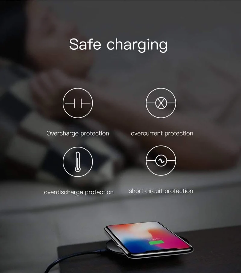 Baseus UFO Wireless Charger für iPhone X 8 Samsung Note8 S9 S8 Handy 10W Qi Wireless Charger Schnellladepad