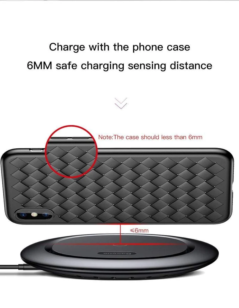 Baseus UFO Wireless Charger für iPhone X 8 Samsung Note8 S9 S8 Handy 10W Qi Wireless Charger Schnellladepad