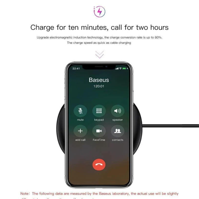 Baseus UFO Wireless Charger für iPhone X 8 Samsung Note8 S9 S8 Handy 10W Qi Wireless Charger Schnellladepad