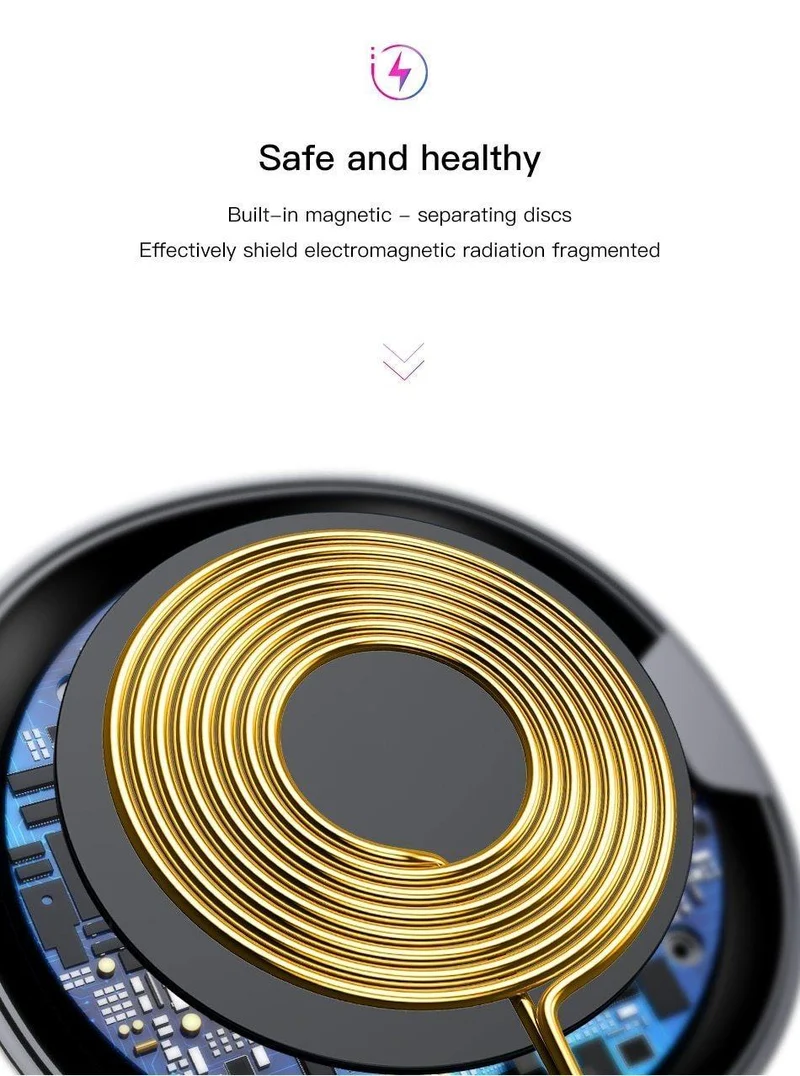 Baseus UFO Wireless Charger für iPhone X 8 Samsung Note8 S9 S8 Handy 10W Qi Wireless Charger Schnellladepad