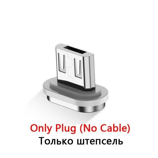 USLION LED Magnetisches USB-Kabel Schnelles Micro-USB Typ-C Magnetladegerät USB-C Datenkabel für Samsung Xiaomi Handy-Ladekabel