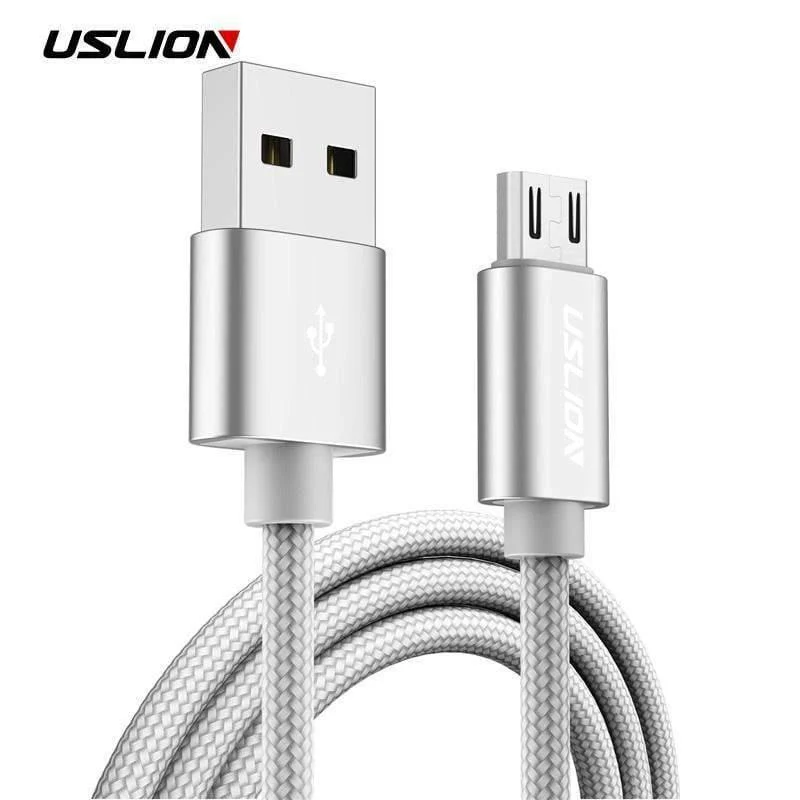 USLION Micro-USB-Kabel 2A USB-Schnellladekabel für Samsung Huawei Xiaomi LG Andriod Micro-USB-Handy-Ladekabel