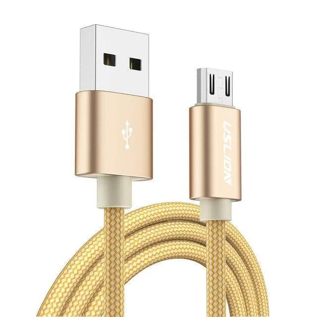 USLION Micro-USB-Kabel 2A USB-Schnellladekabel für Samsung Huawei Xiaomi LG Andriod Micro-USB-Handy-Ladekabel