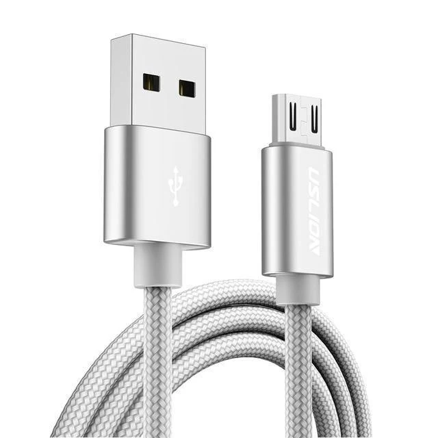 USLION Micro-USB-Kabel 2A USB-Schnellladekabel für Samsung Huawei Xiaomi LG Andriod Micro-USB-Handy-Ladekabel