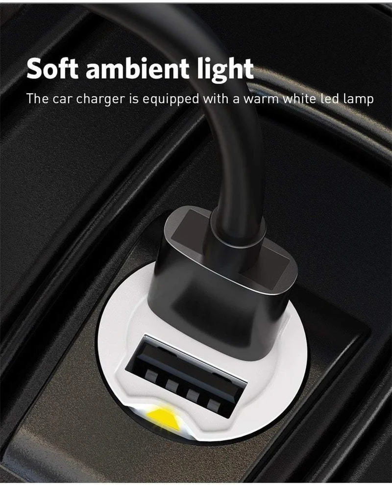 USLION 2.1A Mini-USB-Autoladegerät-Adapter Autoladegerät Handy Dual USB-Autoladegerät Auto Charge 2 Ports für iPhone Samsung