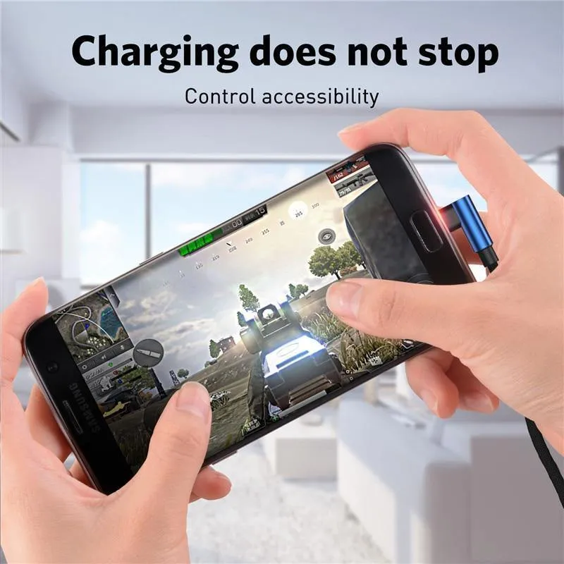 USLION Micro USB Kabel 2A Schnelle Ladegerät 90 Grad Microusb Datenkabel für Samsung Xiaomi LG Tablet Handy USB Lade kabel