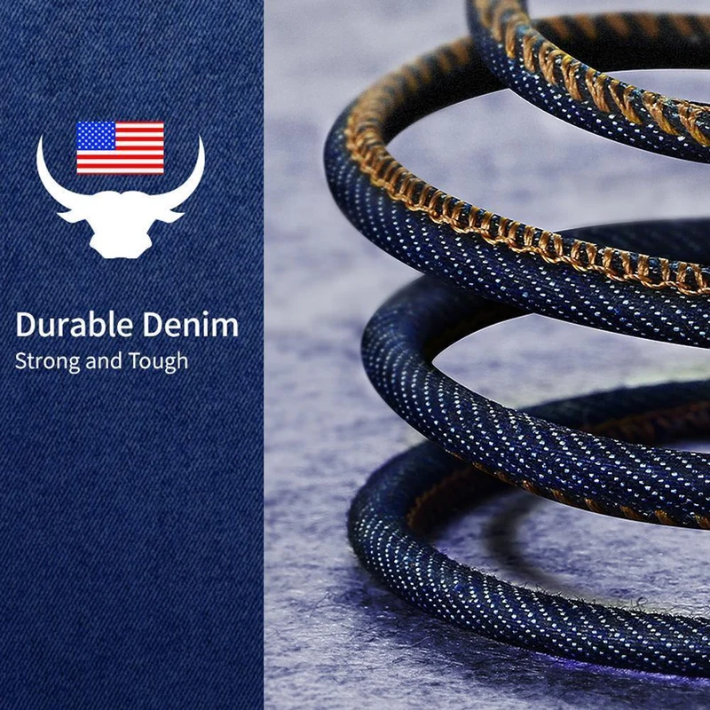 FLOVEME USB-Kabel für iPhone 5 5S 6 Cowboy Jean Micro USB Typ C Kabel für Samsung S9 Hinweis 8 für Xiaomi 2A 1M Telefonladegerät Cabo
