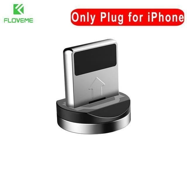 FLOVEME 1M/2M LED-Magnetkabel, Micro-USB-Kabel Typ C Magnet-Ladegerät 2A geflochtenes Telefonkabel für iPhone Xr Xs X Samsung USB C