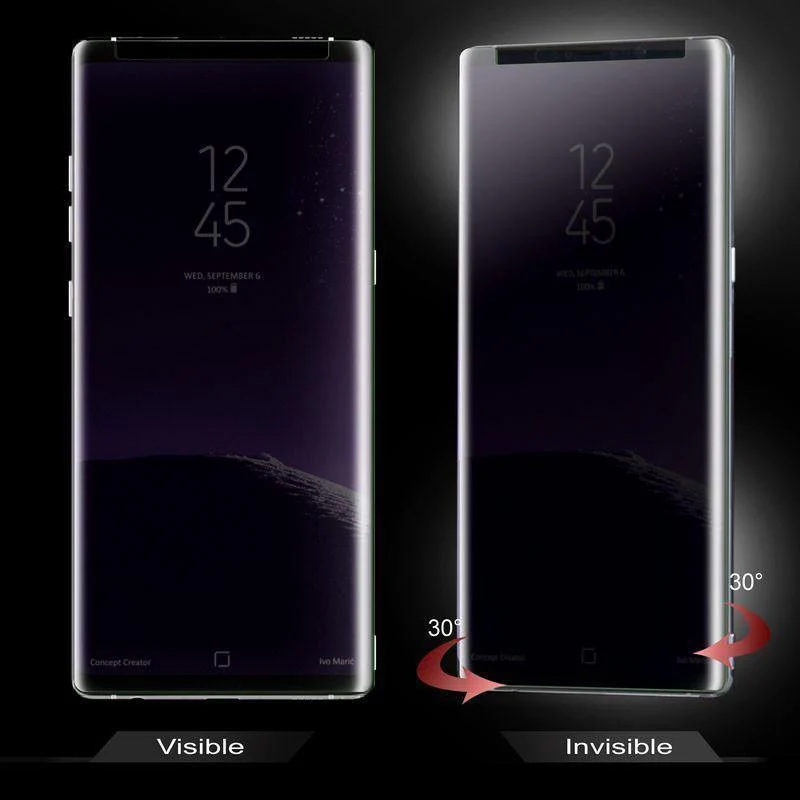 Mobile voll gehärtetes Glas Samsung NOTE8