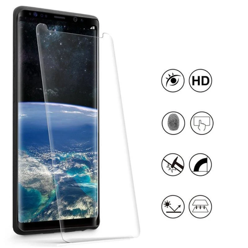 Gehärtetes Glas für Samsung S8-Bildschirmabdeckung