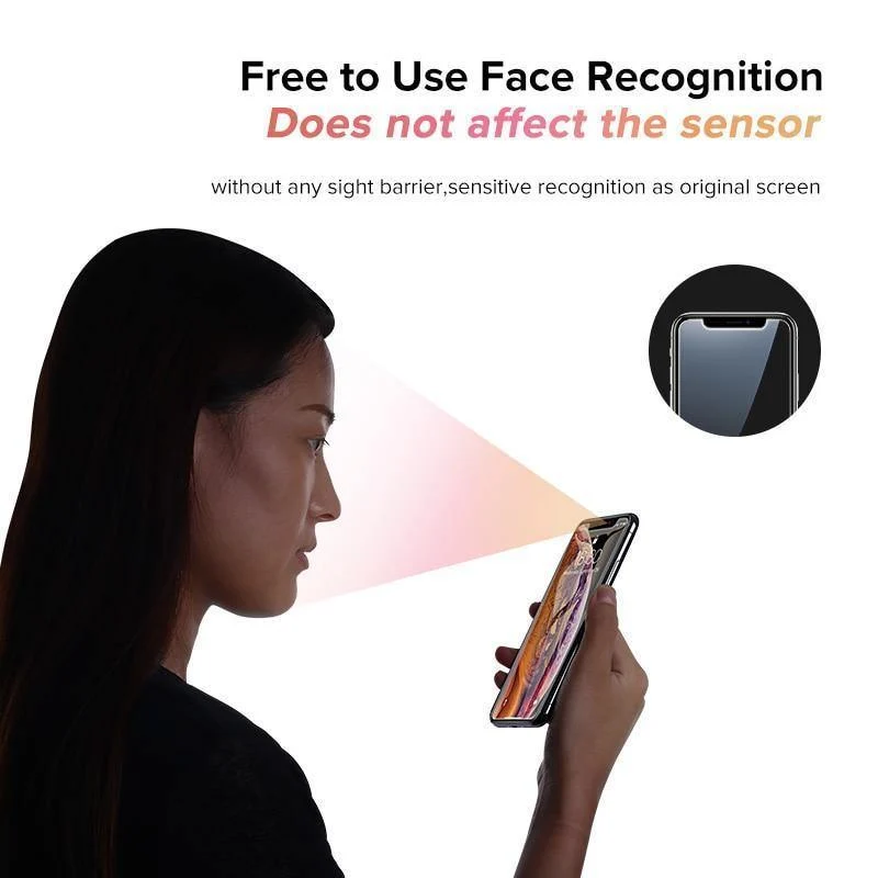 Ugreen Displayschutzfolie für iPhone Xs X 8 7 6, gehärtetes Glas auf iPhone 7 6, 0.33 mm Schutzglas für iPhone X Displayschutzfolie