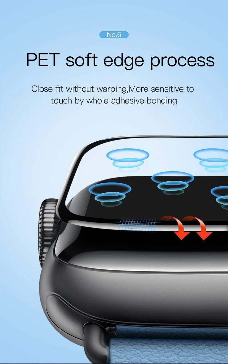 Baseus 0.23 mm dünnes Schutzglas für Apple Watch 1 2 3 3D-Vollabdeckung aus gehärtetem Glas für iWatch 1 2 3 Displayschutzfolie