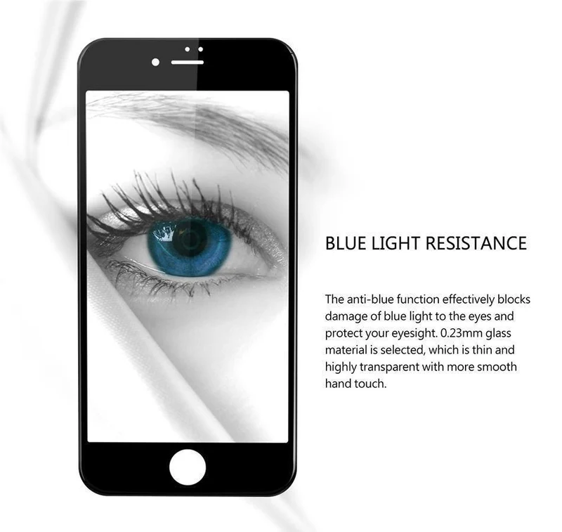 Baseus gehärtetes Glas für iPhone 7 7 Plus 8 8 Plus X Displayschutzfolie 0.23mm Dünne 3D Vollbild-Schutzfolie für iPhone X Glas