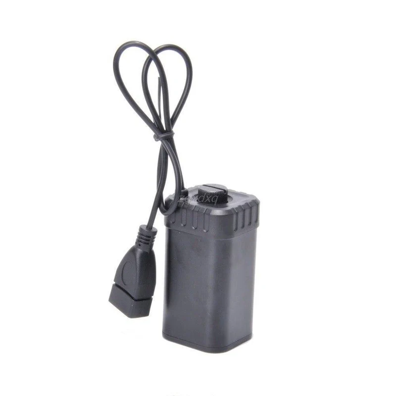 Schwarz Wasserdicht 5V USB Tragbare 4X AA Batterie Ladegerät Halter Kit Power Bank Fall Box Z07 Drop schiff