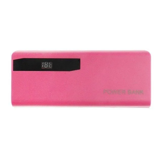 5x 18650 Li-Batterie Ladegerät LCD Display DIY Power Bank Fall Taschenlampe Externe Box Oct30 Drop schiff