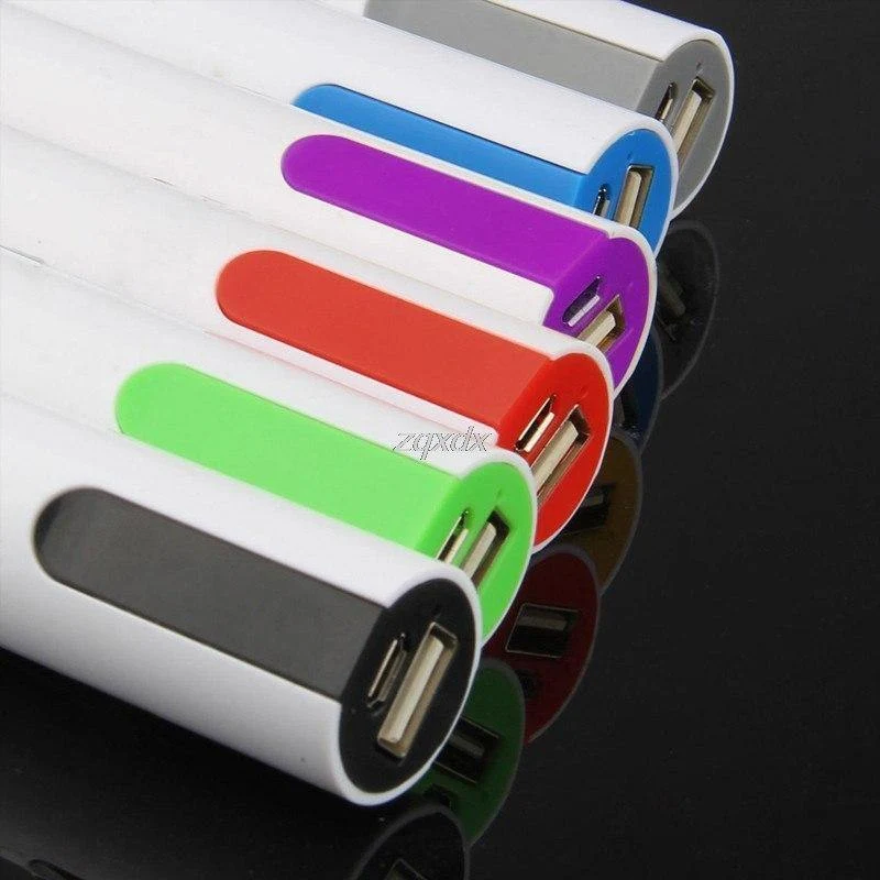 5V USB Tragbare Power Bank Fall Kit 18650 Batterie Ladegerät DIY Box Für Handy Z17 Drop schiff