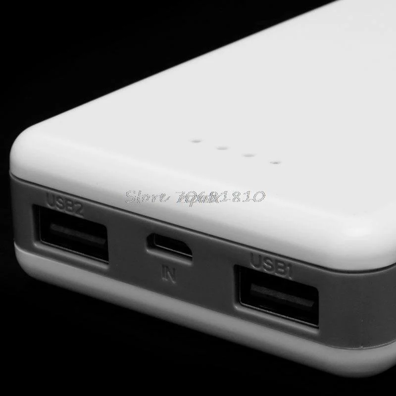DIY Dual USB Power Bank Fall Kit Fall 3x18650 Batterie Ladegerät Box Für Handy Z07 Drop schiff