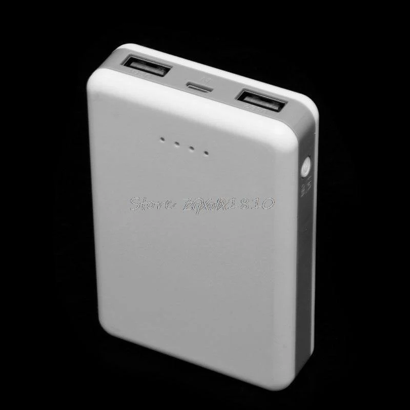 DIY Dual USB Power Bank Fall Kit Fall 3x18650 Batterie Ladegerät Box Für Handy Z07 Drop schiff