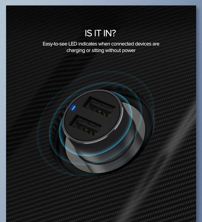 Ugreen USB Auto Ladegerät für Xiaomi Mini Dual Auto-Ladegerät 3.6 EINE Universal Schnelle Handy Ladegerät für iPhone X 8 7 6S Auto Ladegerät