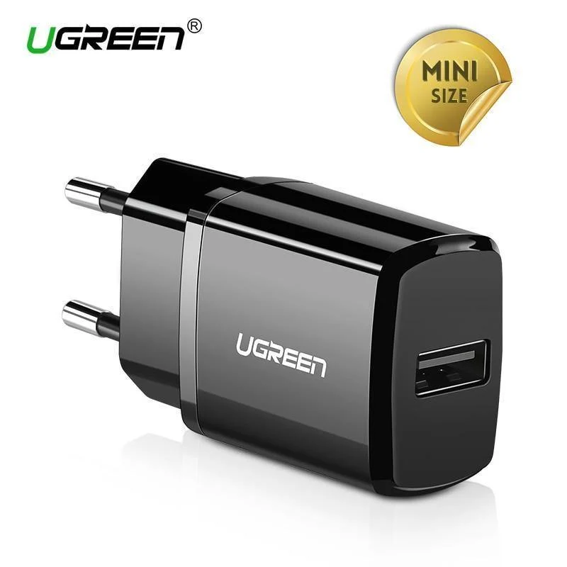 Ugreen 5V 2.1A USB-Ladegerät für iPhone X 8 7 iPad Schnellladegerät EU-Adapter für Samsung S9 Xiaomi Mi 8 Handy-Ladegerät