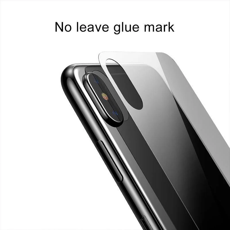 Baseus 0.3 mm gehärtetes Glas für die Rückseite des iPhone Xs, ultradünnes transparentes Schutzglas für die Rückseite des iPhone Xs Max 2018, Filmabdeckung