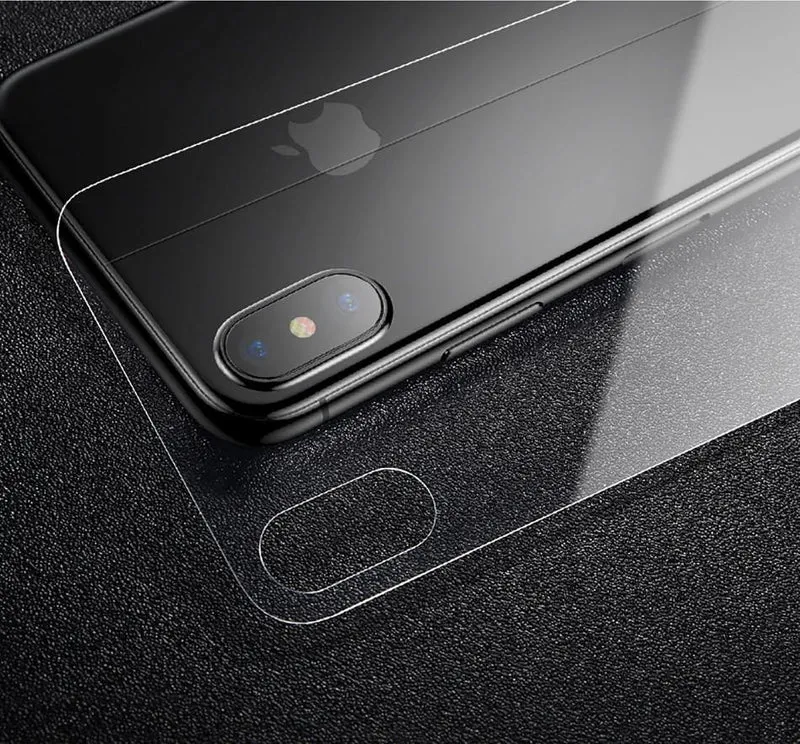 Baseus 0.3 mm gehärtetes Glas für die Rückseite des iPhone Xs, ultradünnes transparentes Schutzglas für die Rückseite des iPhone Xs Max 2018, Filmabdeckung
