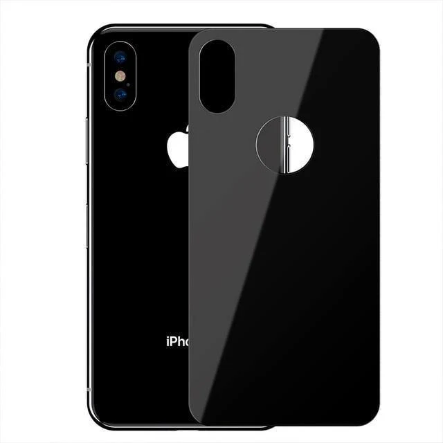 Baseus 0.3 mm Schutzglas für iPhone Xs Xs Max XR Rückfolie gehärtetes Glas ultradünn 9H kratzfeste Rückglasfolie