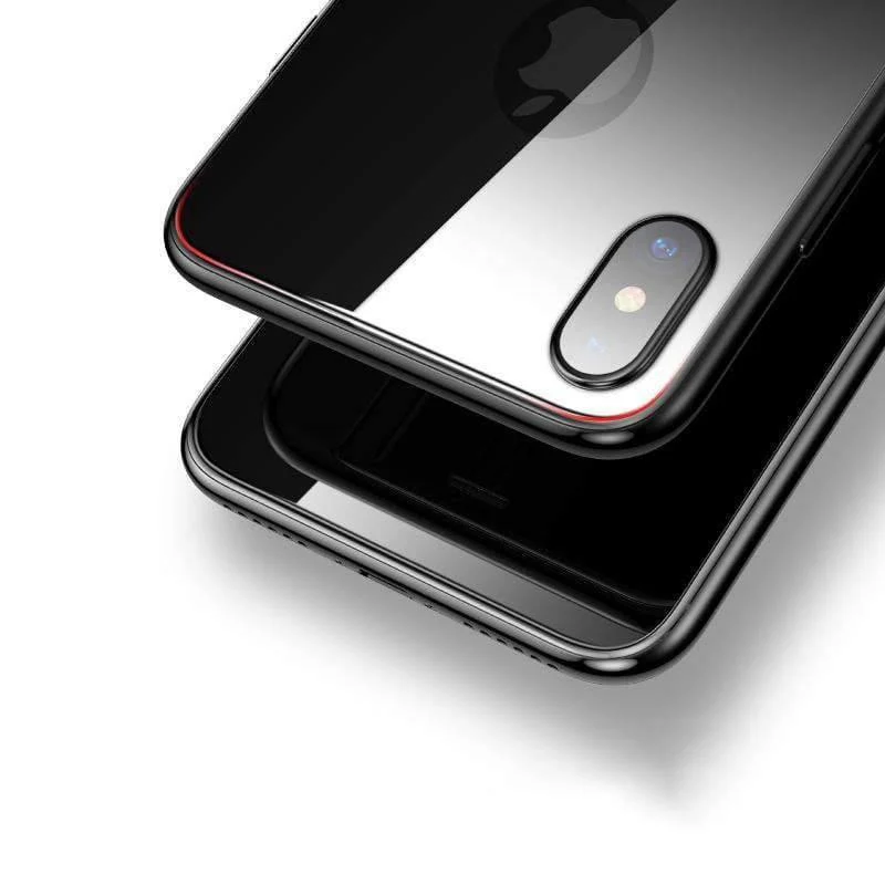 Baseus 0.3 mm Schutzglas für iPhone Xs Xs Max XR Rückfolie gehärtetes Glas ultradünn 9H kratzfeste Rückglasfolie