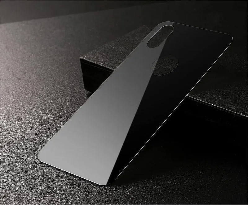 Baseus 0.3 mm Schutzglas für iPhone Xs Xs Max XR Rückfolie gehärtetes Glas ultradünn 9H kratzfeste Rückglasfolie