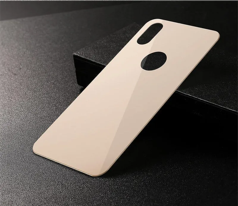 Baseus 0.3 mm Schutzglas für iPhone Xs Xs Max XR Rückfolie gehärtetes Glas ultradünn 9H kratzfeste Rückglasfolie
