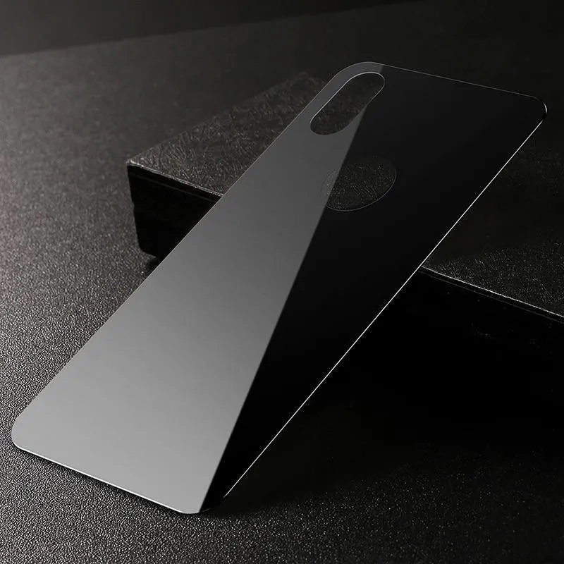 Baseus 0.3 mm Schutzglas für iPhone Xs Xs Max XR Rückfolie gehärtetes Glas ultradünn 9H kratzfeste Rückglasfolie