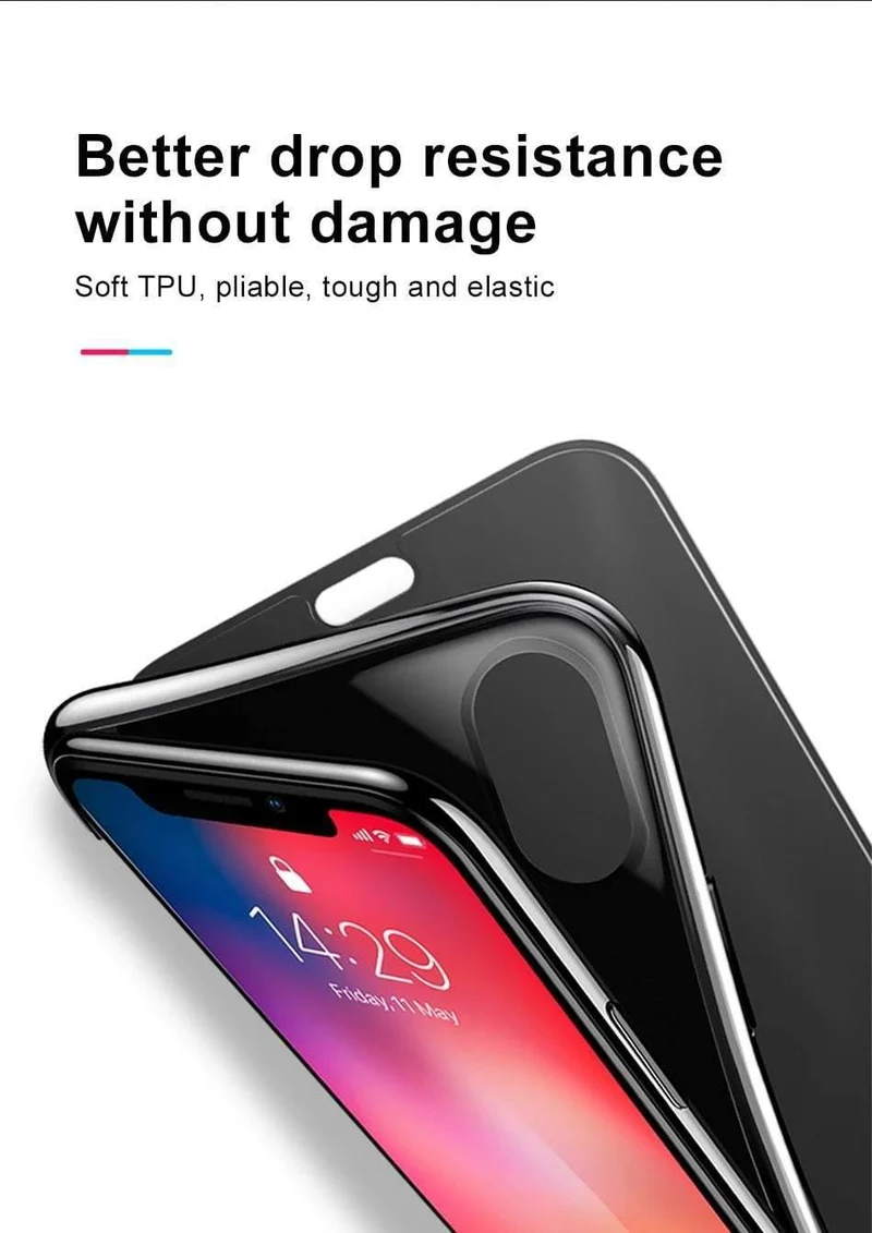 Baseus Luxus-Flip-Hülle aus gehärtetem Glas für iPhone Xs Xs Max 2018 Schicke, vollständige Abdeckung, schützende Telefonhülle für iPhone Xs XR Cover