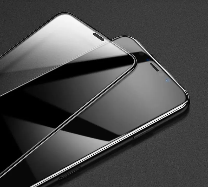 Baseus 0.3mm Displayschutz gehärtetes Glas für iPhone Xs Max Xr S Soft Edge 3D Full Cover Schutzglas für iPhone Xsmax