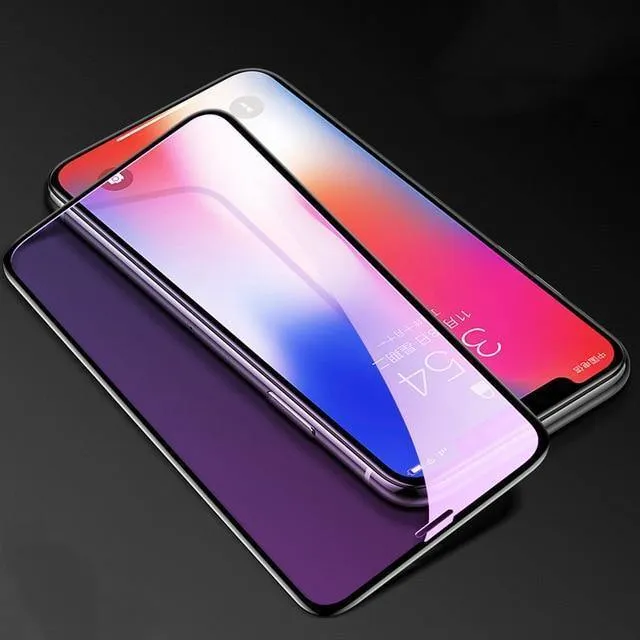 Baseus für iPhone X Displayschutz 0.2 mm 9H gehärtetes Glas für iPhone X 10 ultradünnes 6D-Frontschutzglas mit vollständiger Abdeckung