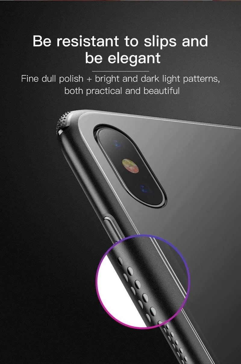 Baseus Luxus Glas Fall Für iPhone XS Max Xr Xsmax TPU Rand Gehärtetem Glas Fällen Schutzhülle Coque Für iPhonexs max Fundas