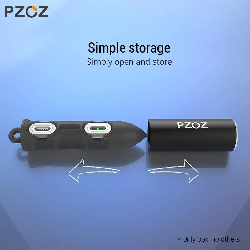 PZOZ Magnetische Kabelsteckerbox Typ C Micro USB C 8-poliger Schnellladeadapter Telefon Microusb Typ C Magnet-Ladekabelstecker