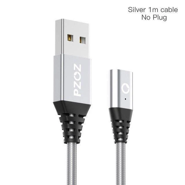 PZOZ Magnetkabel Schnellladedaten Telefon LED USB-Ladekabel Ladegerät für iPhone Xs Max Xr X 8 7 6 plus 6s 5 5s se iPad Mini-Kabel