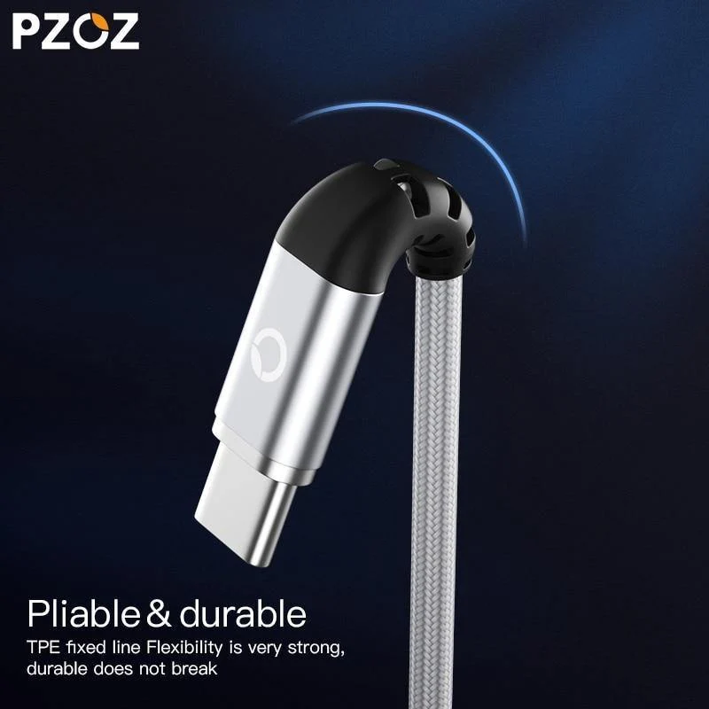 PZOZ Magnetkabel Schnellladedaten Telefon LED USB-Ladekabel Ladegerät für iPhone Xs Max Xr X 8 7 6 plus 6s 5 5s se iPad Mini-Kabel