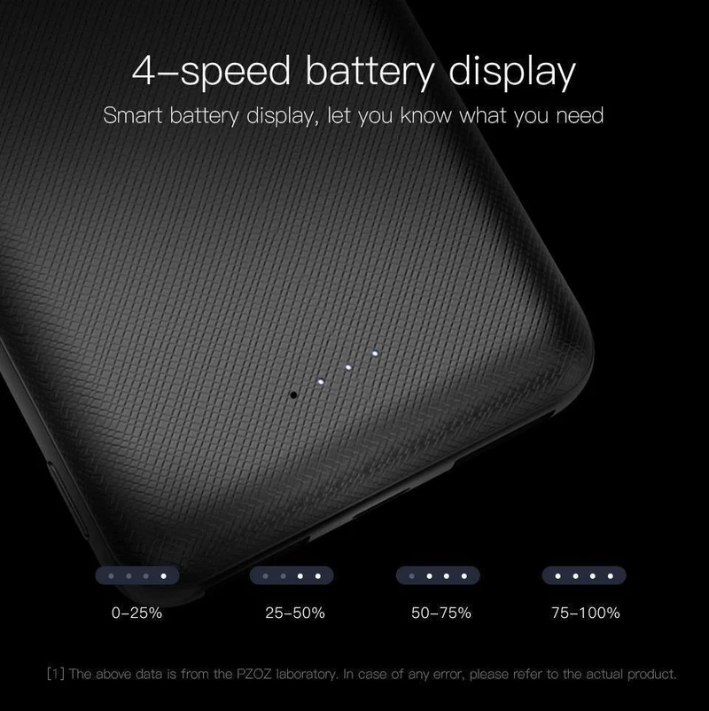 PZOZ Power Bank 10000 mAh Dual USB Handy Externer Akku Schnelles Aufladen Für iPhone X Xiaomi Tragbares Ladegerät Mini PowerBank