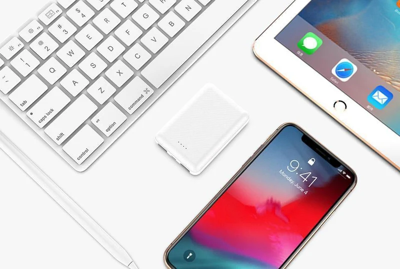 PZOZ Power Bank 10000 mAh Dual USB Handy Externer Akku Schnelles Aufladen Für iPhone X Xiaomi Tragbares Ladegerät Mini PowerBank