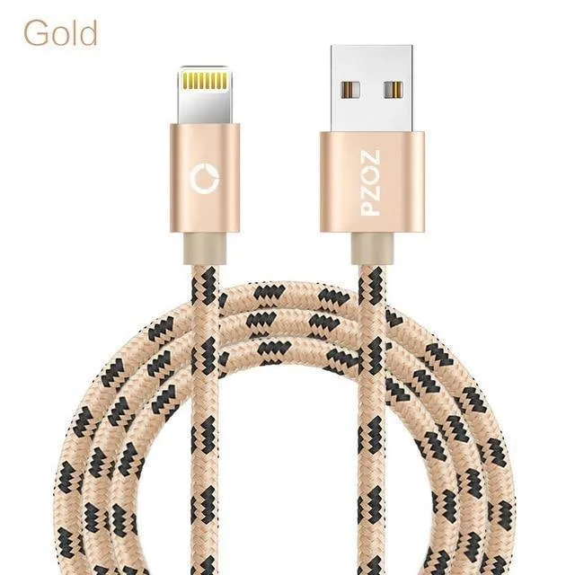 PZOZ Lightning-Kabel USB-Kabel Schnellladegerät MFI-Kabel für i6 iPhone X 8 7 6 6s Plus iPhone 5s 5se iPad Air Handykabel