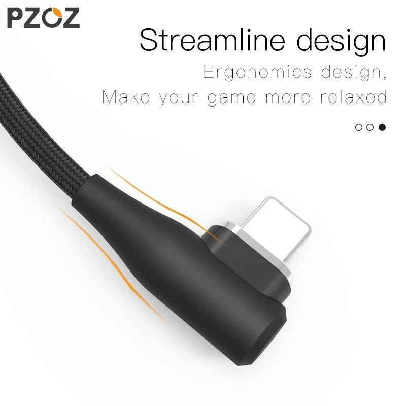 PZOZ 90-Grad-Magnetkabel für iPad 2018 iPhone Xs Max X 6 6S 7 8 Plus 5 5S SE Schnellladekabel Ladegerät Adapter Telefonkabel