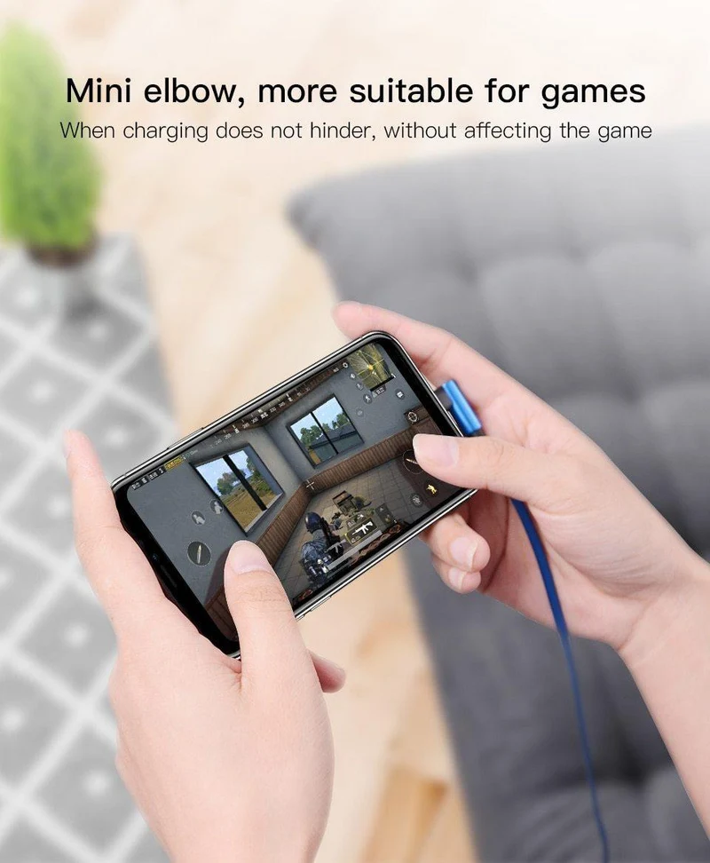 PZOZ 90 Grad USB Typ C Kabel Schnellladedaten Typ C Telefon Ladekabel für Samsung Galaxy Note 8 9 S9 Huawei Mate 20 Pro